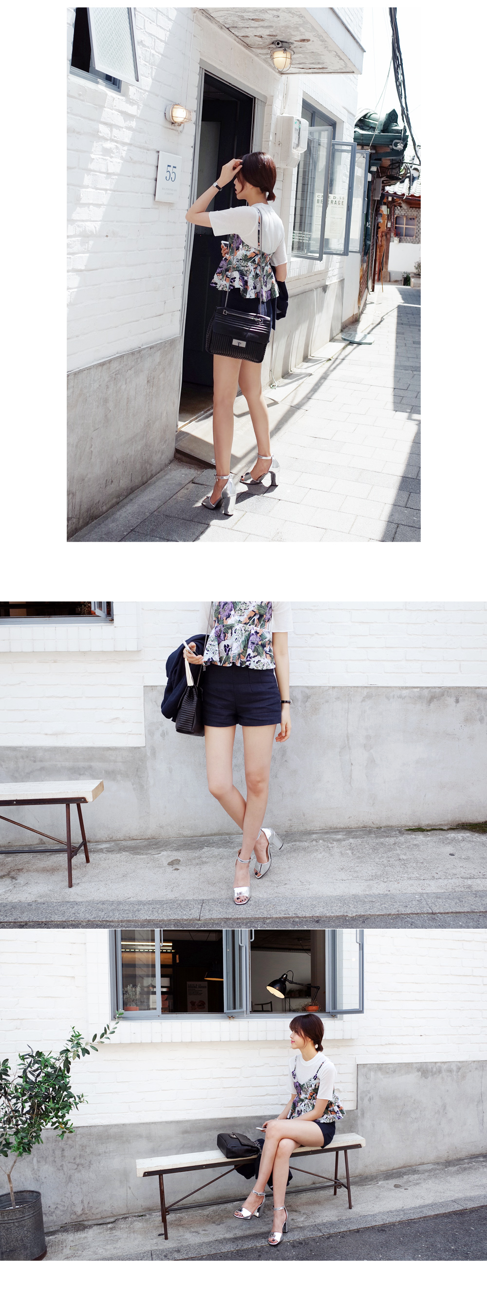 オープントゥエナメルストラップヒール・全3色 | DHOLIC | 詳細画像4