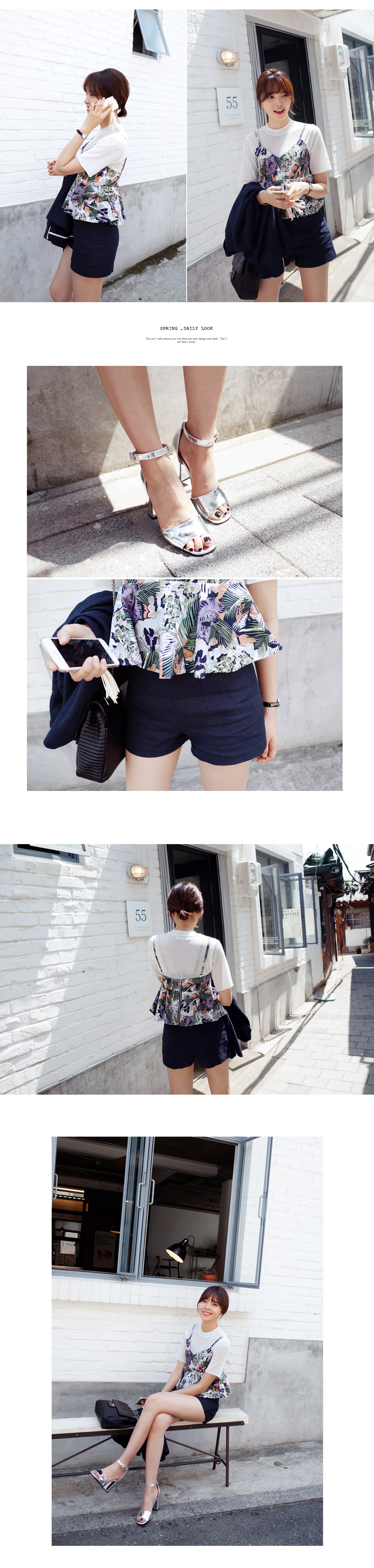 オープントゥエナメルストラップヒール・全3色 | DHOLIC | 詳細画像5