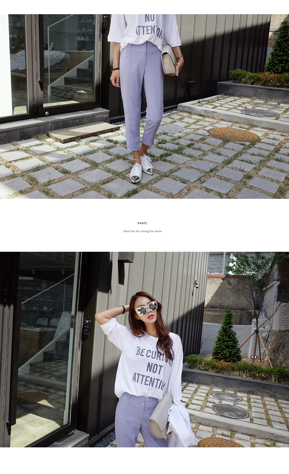 BE CURIOUS NOT ATTENTIONロゴTシャツ・全4色 | DHOLIC | 詳細画像8