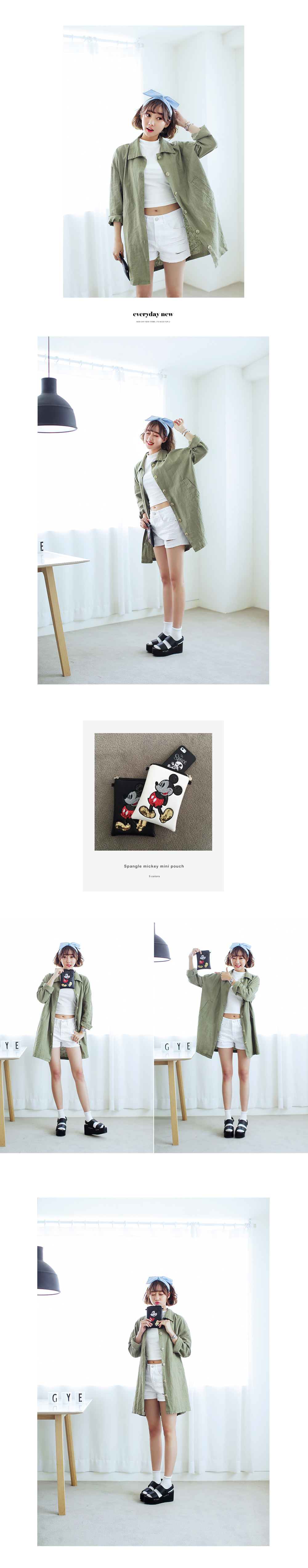 <font color=red><b>●●雑誌popteen9月号掲載●●</b></font>コットンアメリカンスリーブTシャツ・全5色 | DHOLIC | 詳細画像7