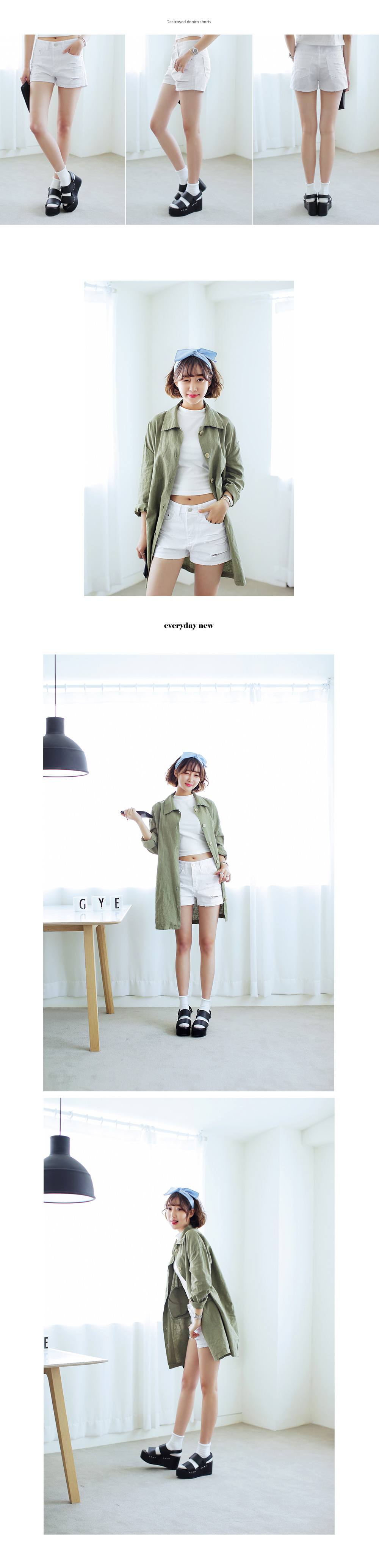 <font color=red><b>●●雑誌popteen9月号掲載●●</b></font>コットンアメリカンスリーブTシャツ・全5色 | DHOLIC | 詳細画像8