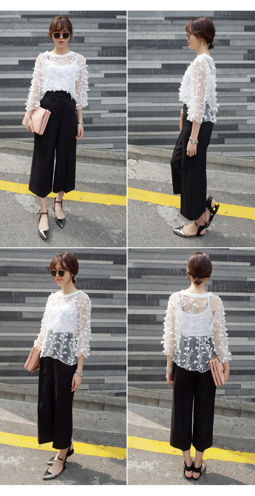 シースルーレーストップス・全1色 | DHOLIC | 詳細画像8