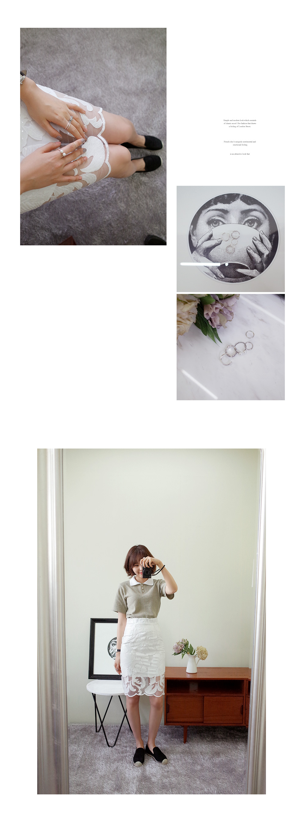 シルバーカラー5リングセット・全1色 | DHOLIC | 詳細画像11