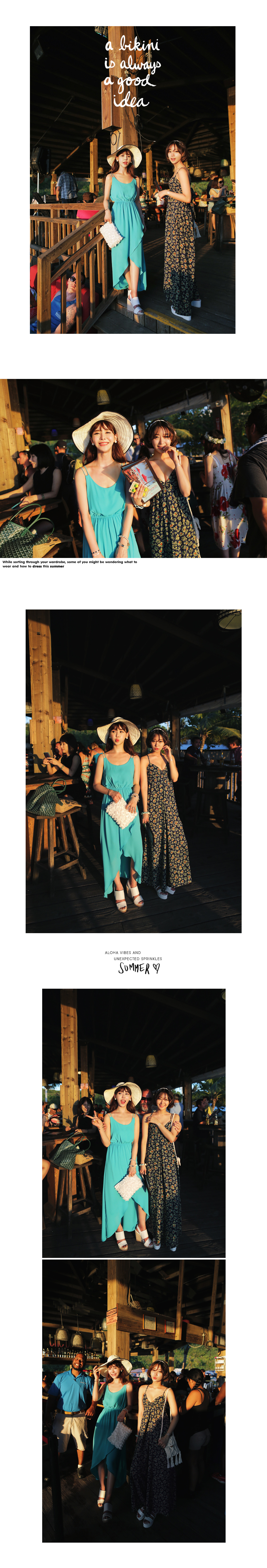 パイピングつば広ストローハット・全1色 | DHOLIC | 詳細画像2