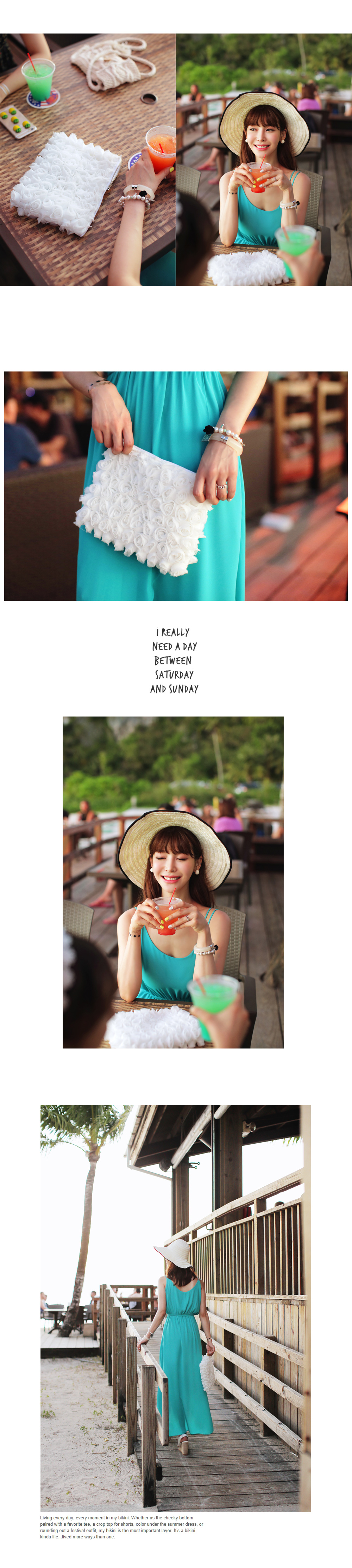 パイピングつば広ストローハット・全1色 | DHOLIC | 詳細画像7