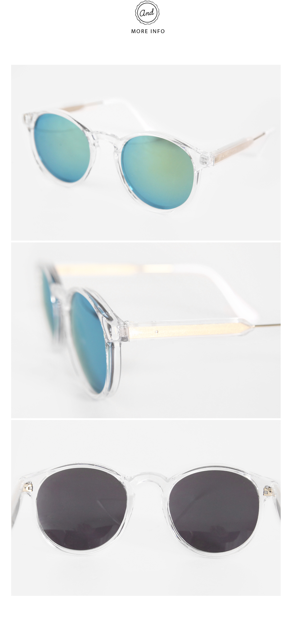 クリアフレームサングラス・全5色 | DHOLIC | 詳細画像21