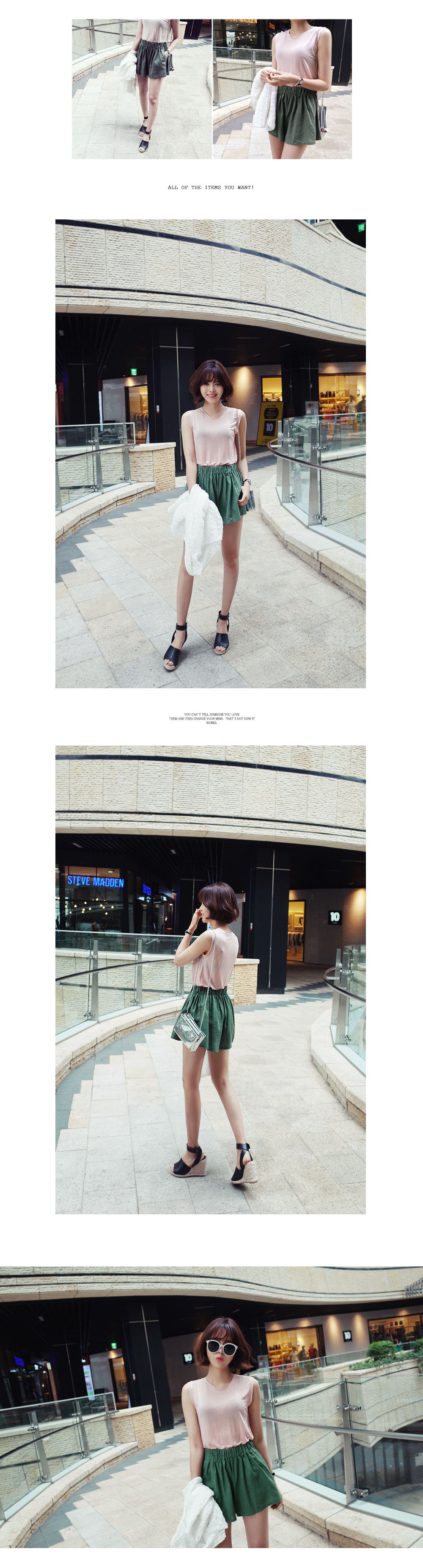 3colorsシルキーノースリーブトップス・全3色 | DHOLIC | 詳細画像2