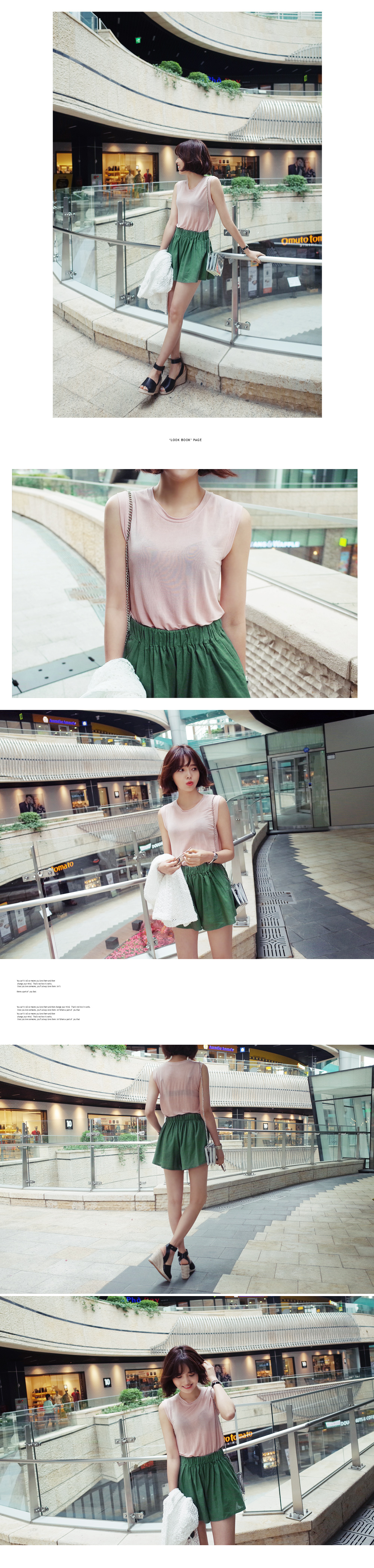 3colorsシルキーノースリーブトップス・全3色 | DHOLIC | 詳細画像6