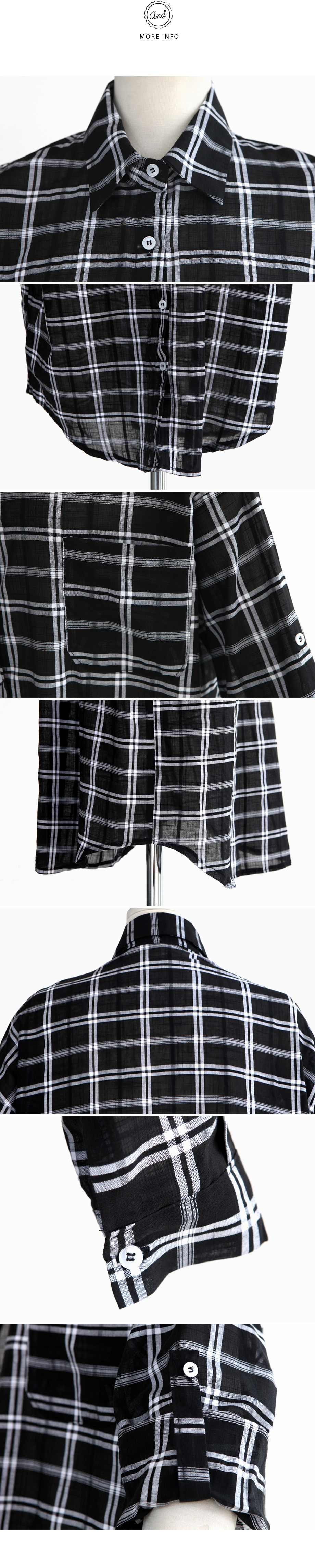チェック柄ロングシャツ・全2色 | DHOLIC | 詳細画像11