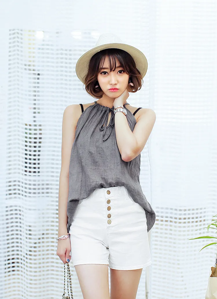 ホルターネックリンクルブラウス・全3色 | DHOLIC | 詳細画像1