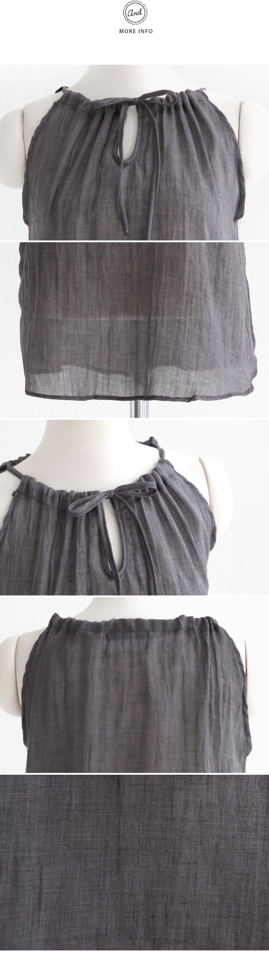 ホルターネックリンクルブラウス・全3色 | DHOLIC | 詳細画像8