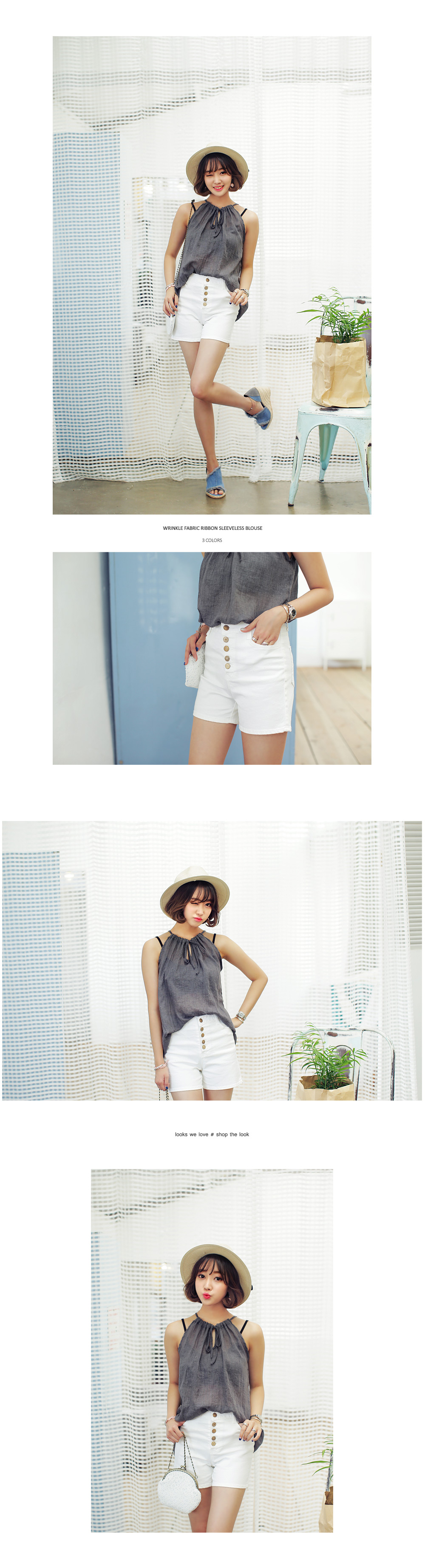 ホルターネックリンクルブラウス・全3色 | DHOLIC | 詳細画像2