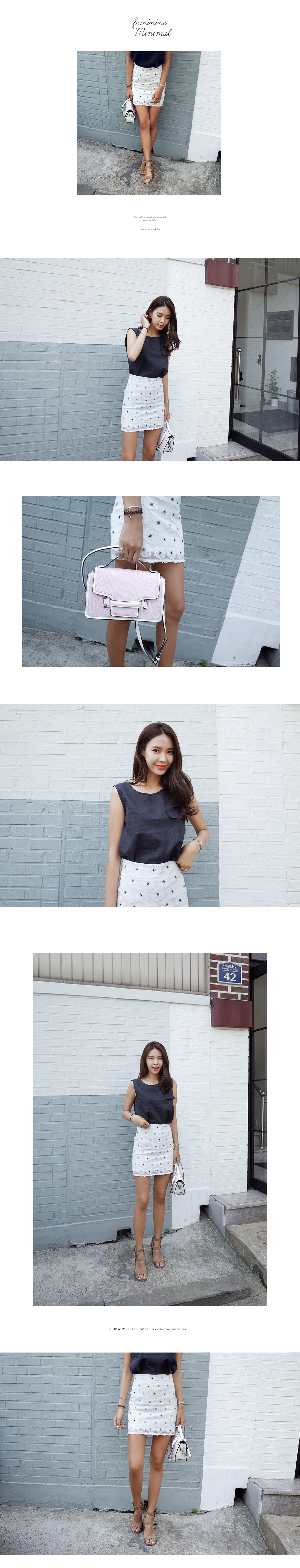 フローラル柄タイトスカート・全2色 | DHOLIC | 詳細画像2