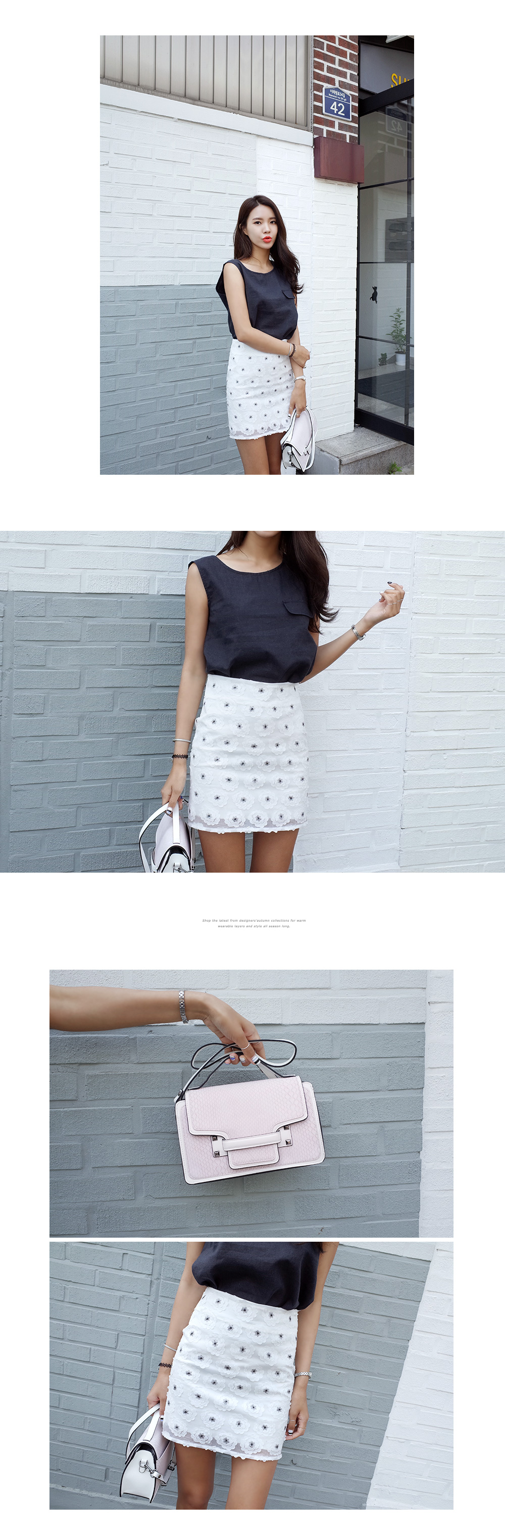 フローラル柄タイトスカート・全2色 | DHOLIC | 詳細画像5