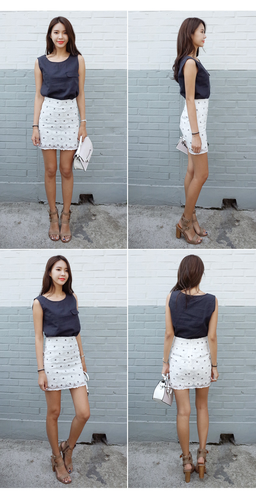 フローラル柄タイトスカート・全2色 | DHOLIC | 詳細画像8