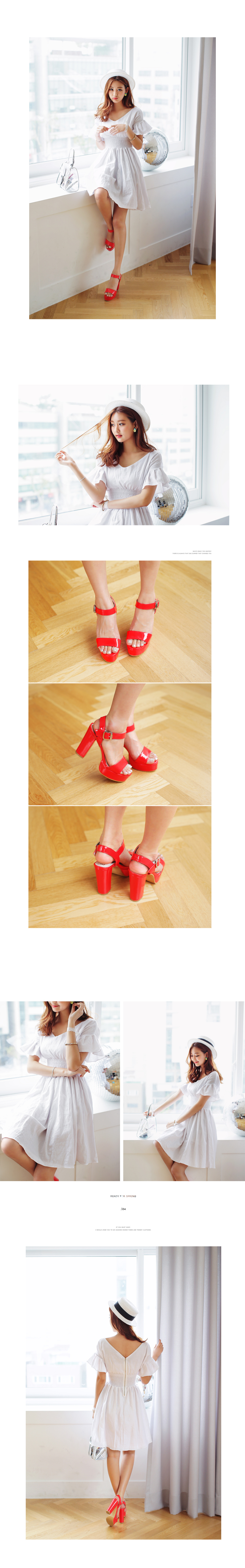 エナメルストラップヒールシューズ・全5色 | DHOLIC | 詳細画像5