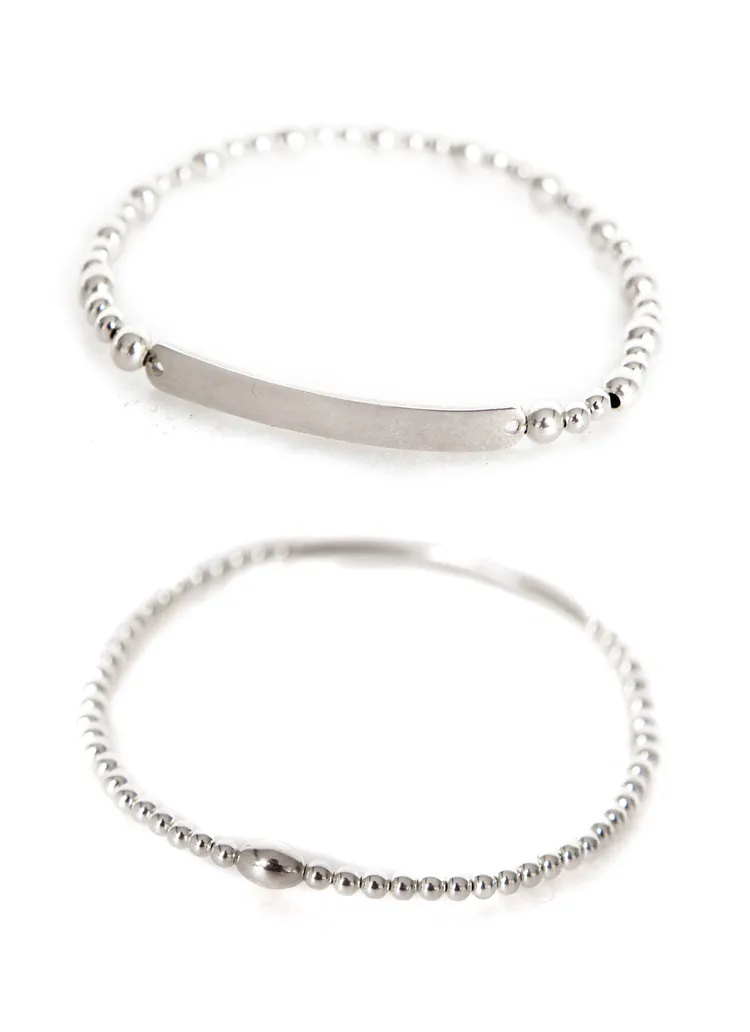 シルバーブレスレット・全2種類 | DHOLIC | 詳細画像1
