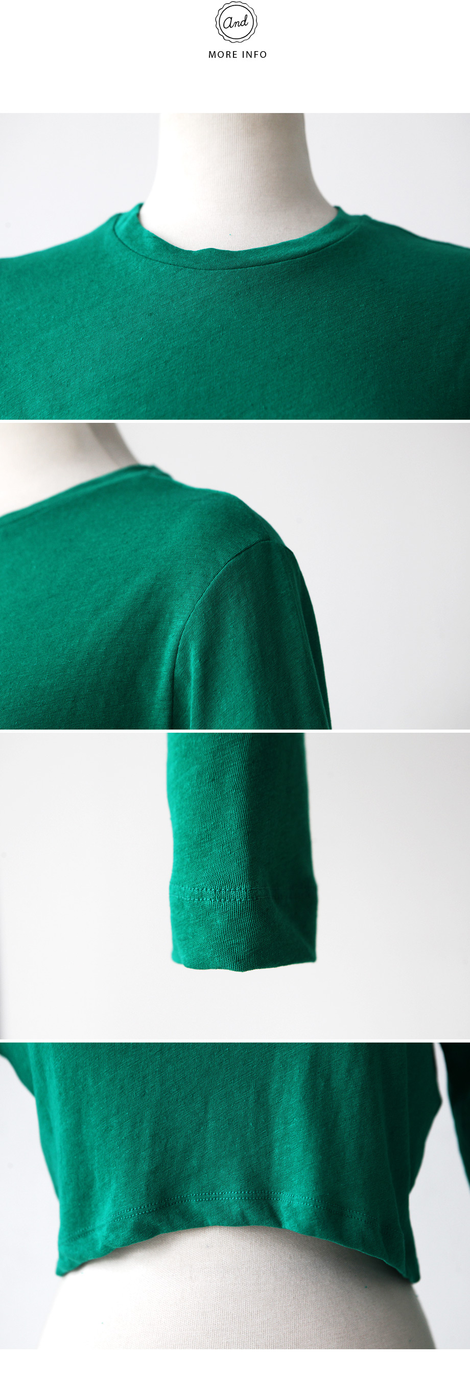 ロングスリーブクロップドTシャツ・全6色 | DHOLIC | 詳細画像16