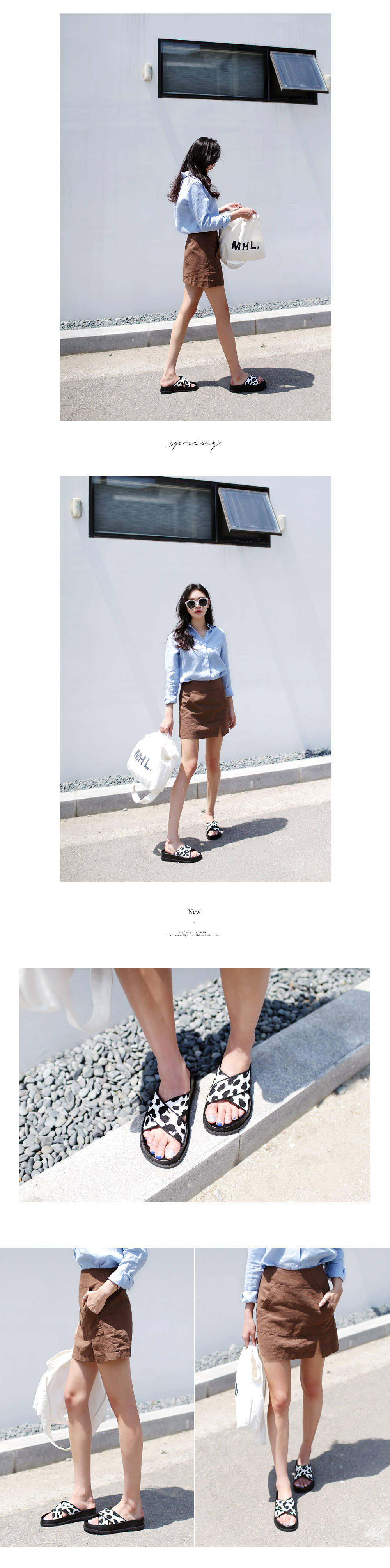 リネンボクシーフィットシャツ・全4色 | DHOLIC | 詳細画像4