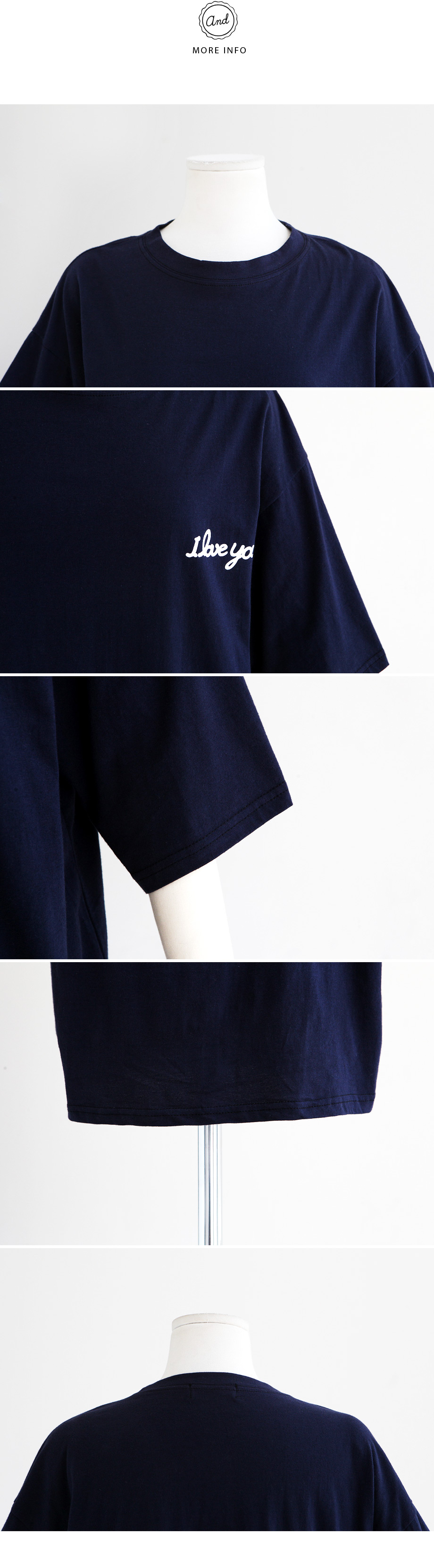 I LOVE YOU バストプリントTシャツ・全4色 | DHOLIC | 詳細画像9