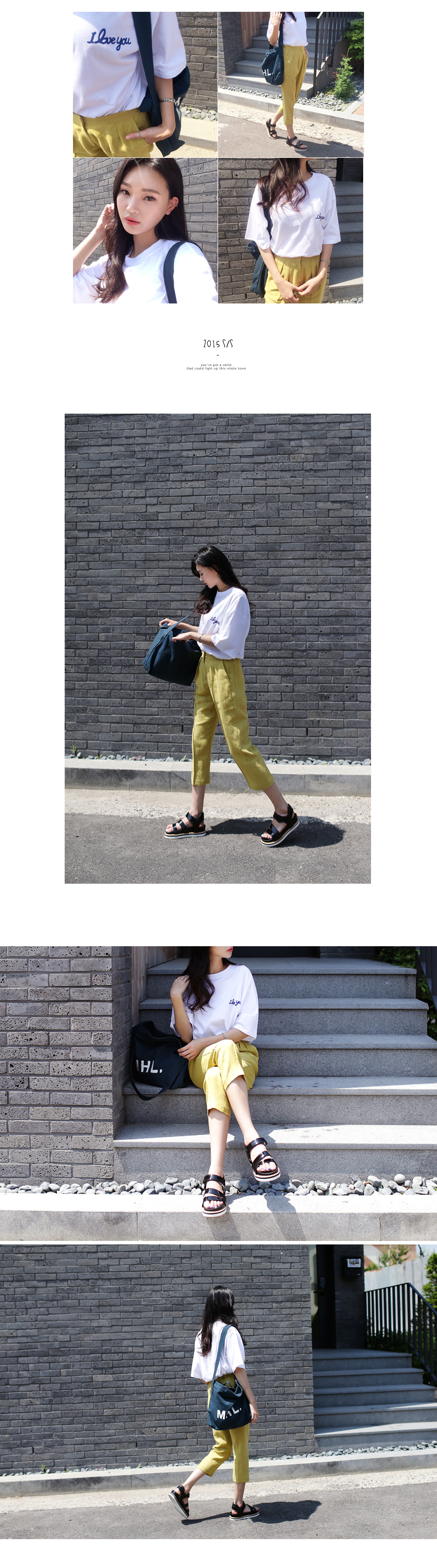 I LOVE YOU バストプリントTシャツ・全4色 | DHOLIC | 詳細画像4