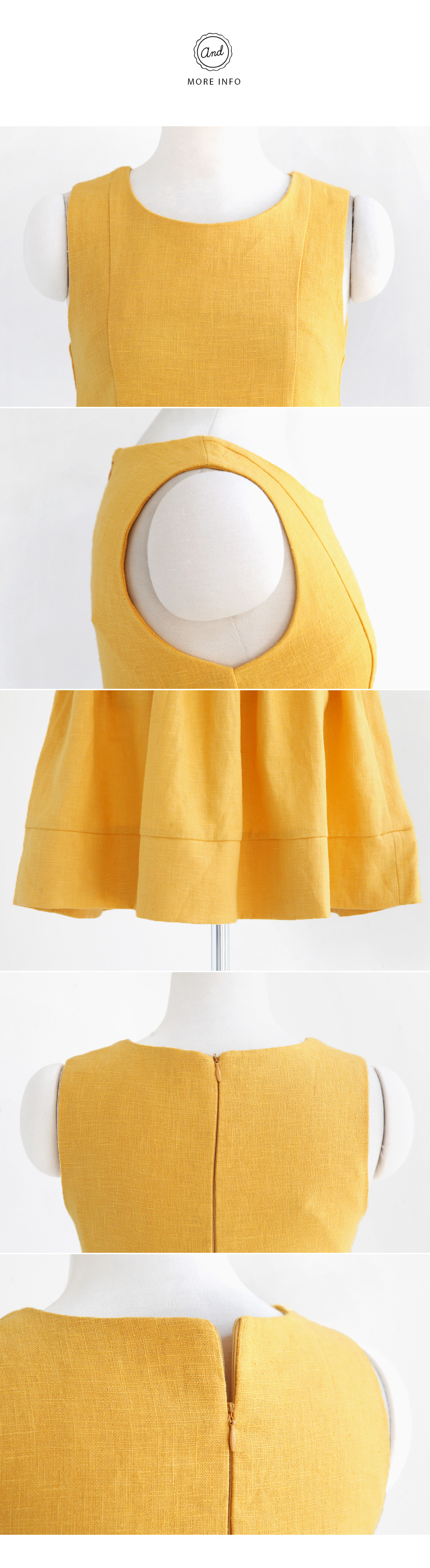 ノースリーブフレアワンピース・全3色 | DHOLIC | 詳細画像8