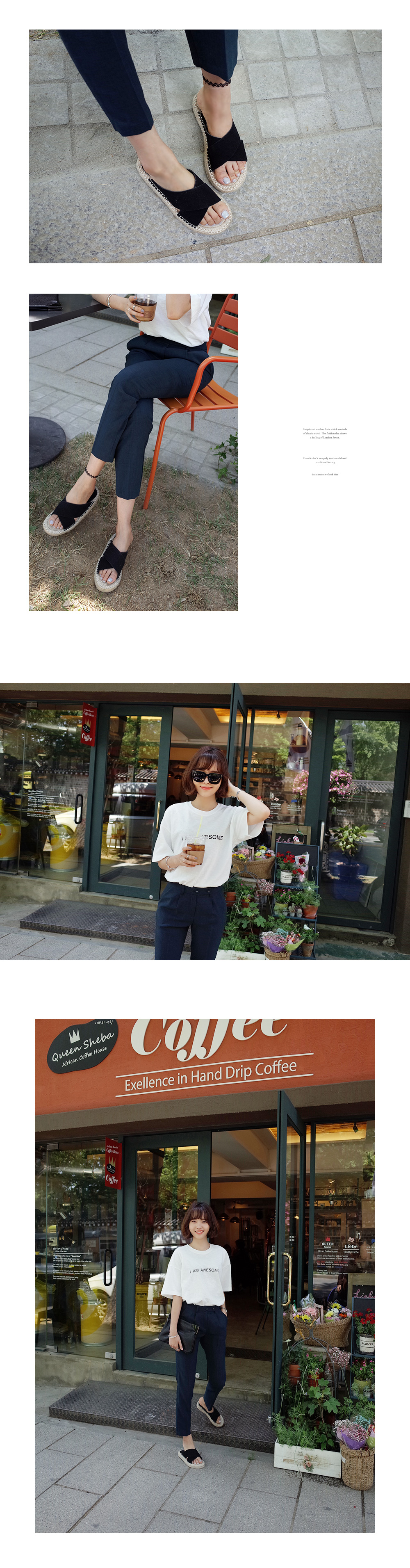 <font color=red><b>●●雑誌steady.9月号/JJ9月号掲載●●</b></font>スエード調Xストラップサンダル・全2色 | DHOLIC | 詳細画像6