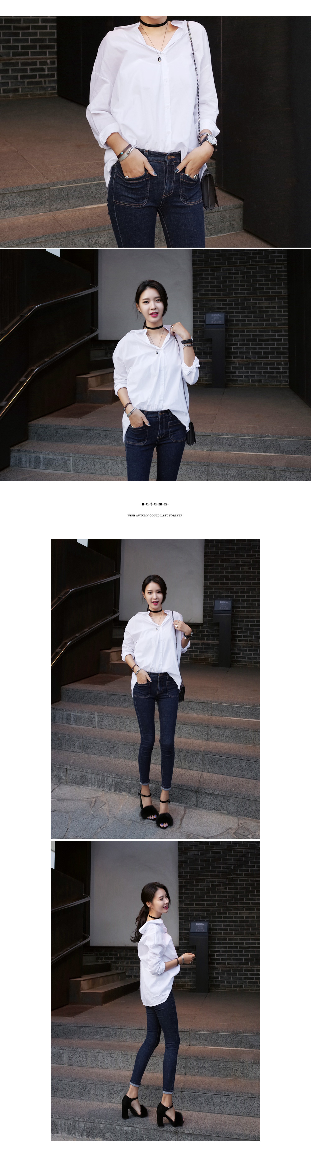 Vネックオーバーシャツ・全4色 | DHOLIC | 詳細画像4