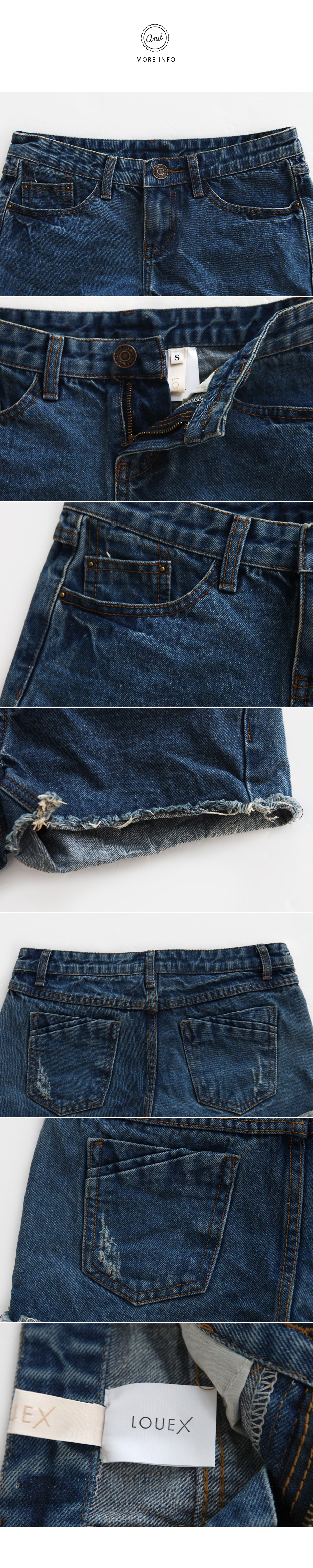 ブルーデニムショートパンツ・全1色 | DHOLIC | 詳細画像11