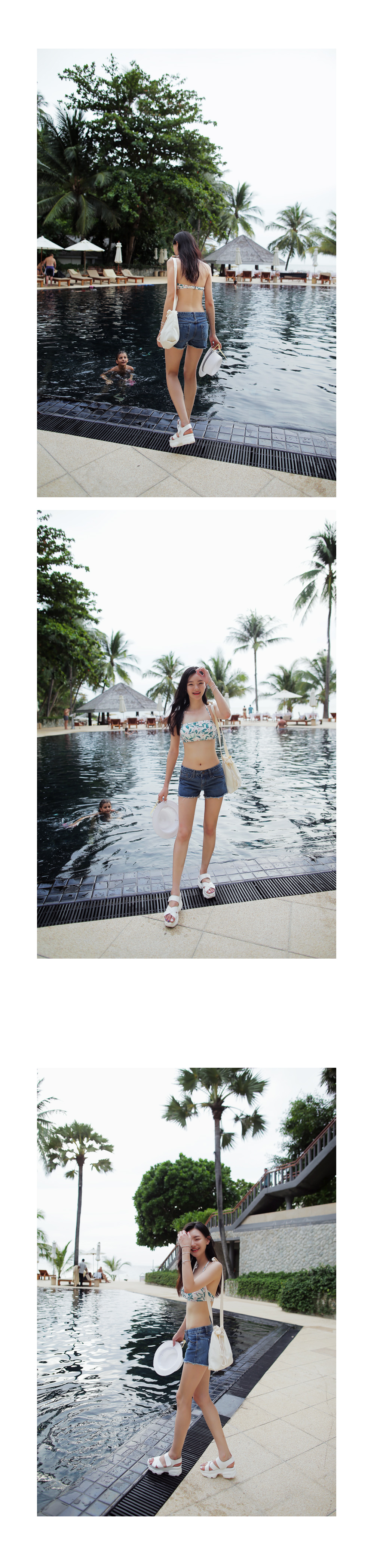 ブルーデニムショートパンツ・全1色 | DHOLIC | 詳細画像9