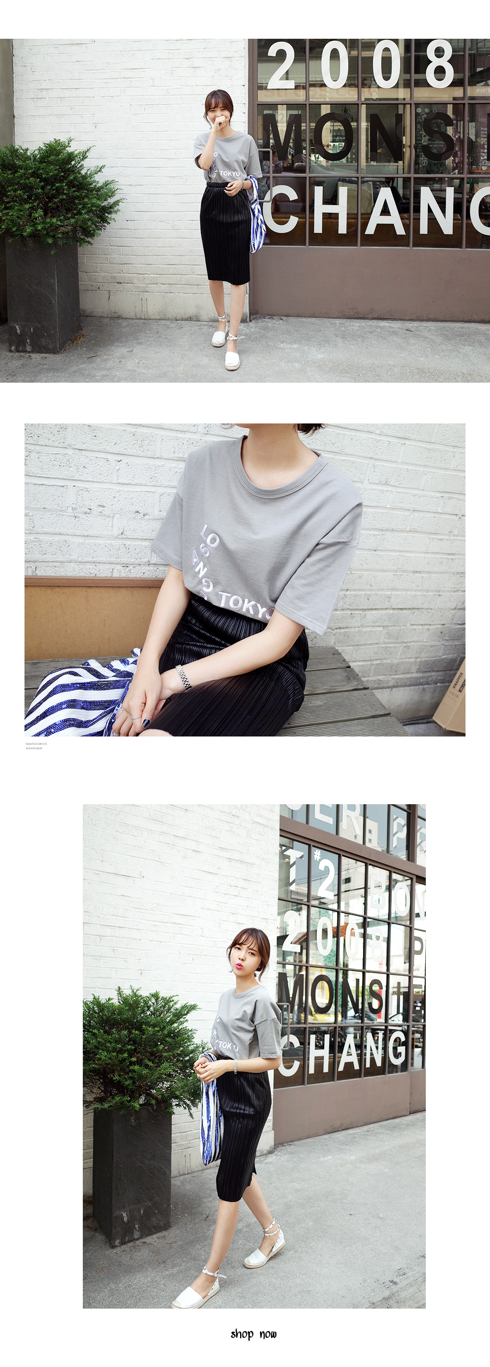 ストライプスパンコールトートバッグ・全2色 | DHOLIC | 詳細画像6