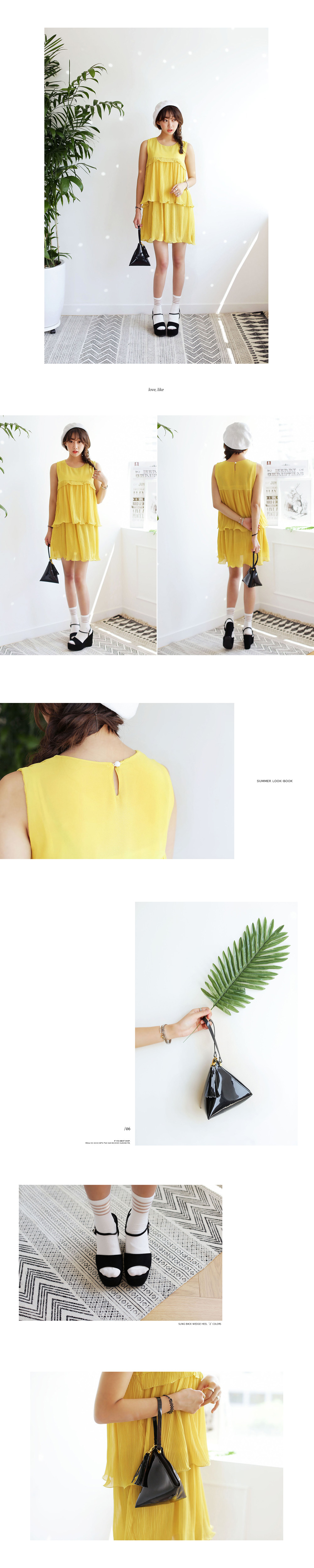 <font color=red><b>●●雑誌Happies nuts11月号/JELLY11月号掲載●●</b></font>タッセル付き三角形ミニバッグ・全4色 | DHOLIC | 詳細画像3