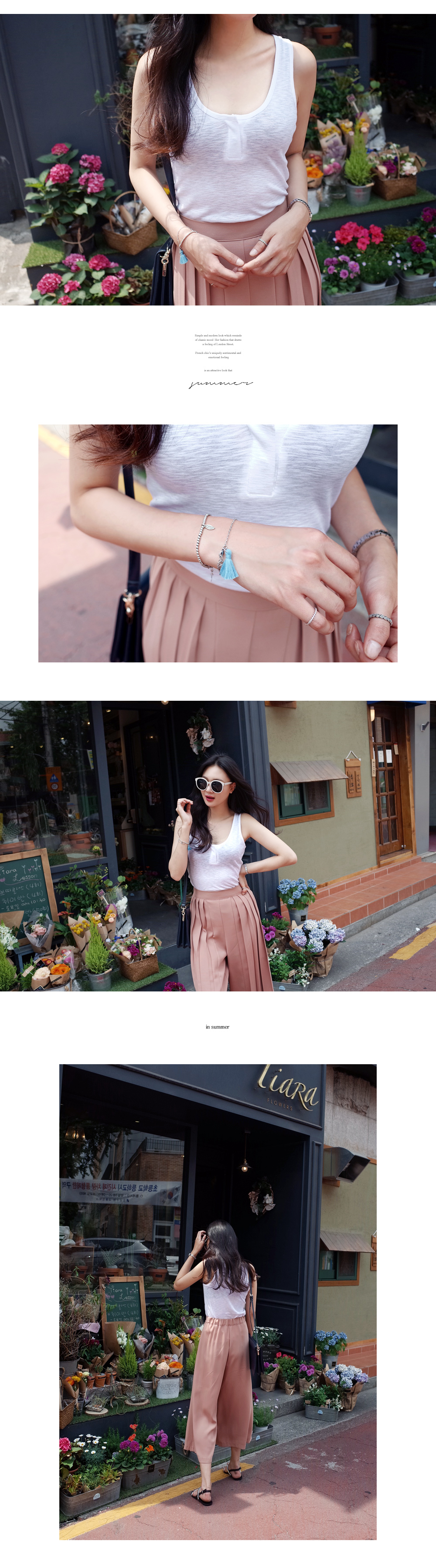 タッセルポイントストーン2ブレスレット・全2色 | DHOLIC | 詳細画像6