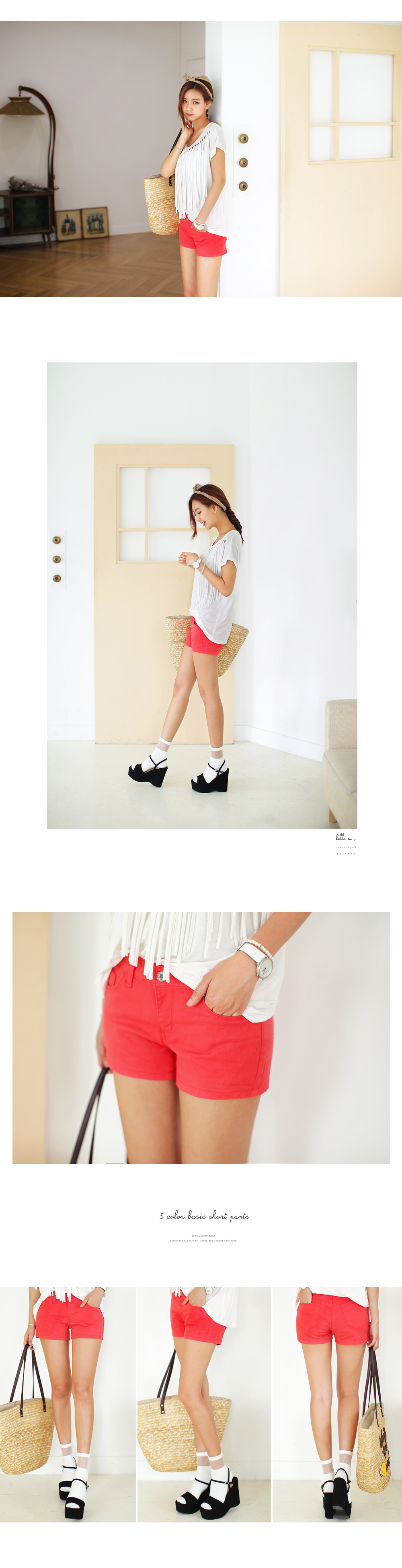 5colorsショートパンツ・全5色 | DHOLIC | 詳細画像3