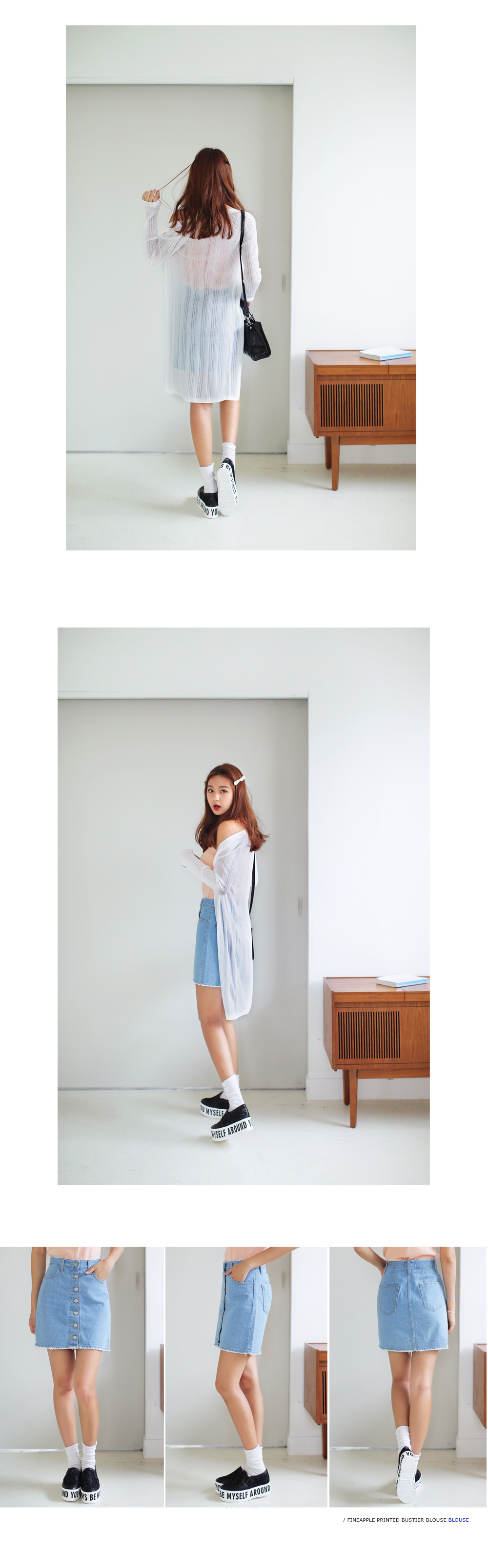 スリムアメリカンスリーブトップス・全5色 | DHOLIC | 詳細画像8