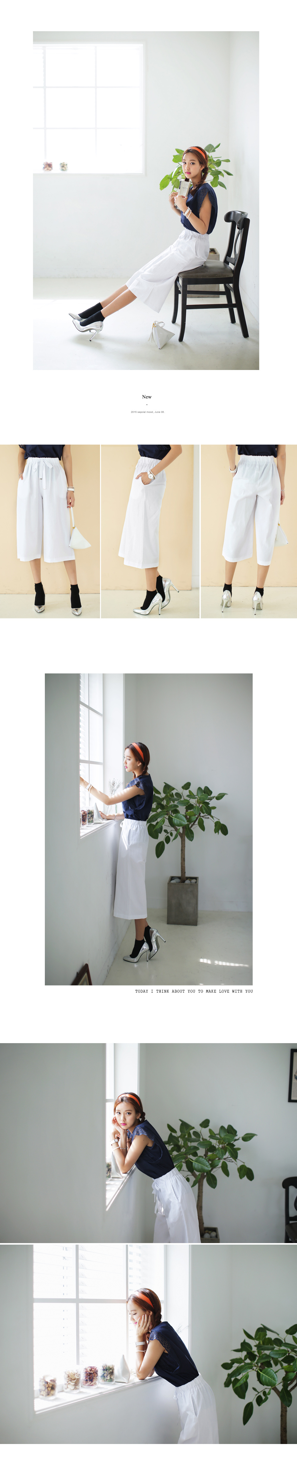 <font color=red><b>●●雑誌JESSICA by Bramo vol.1掲載●●</b></font>ラウンドネックパンチングスリーブブラウス・全4色 | DHOLIC | 詳細画像3