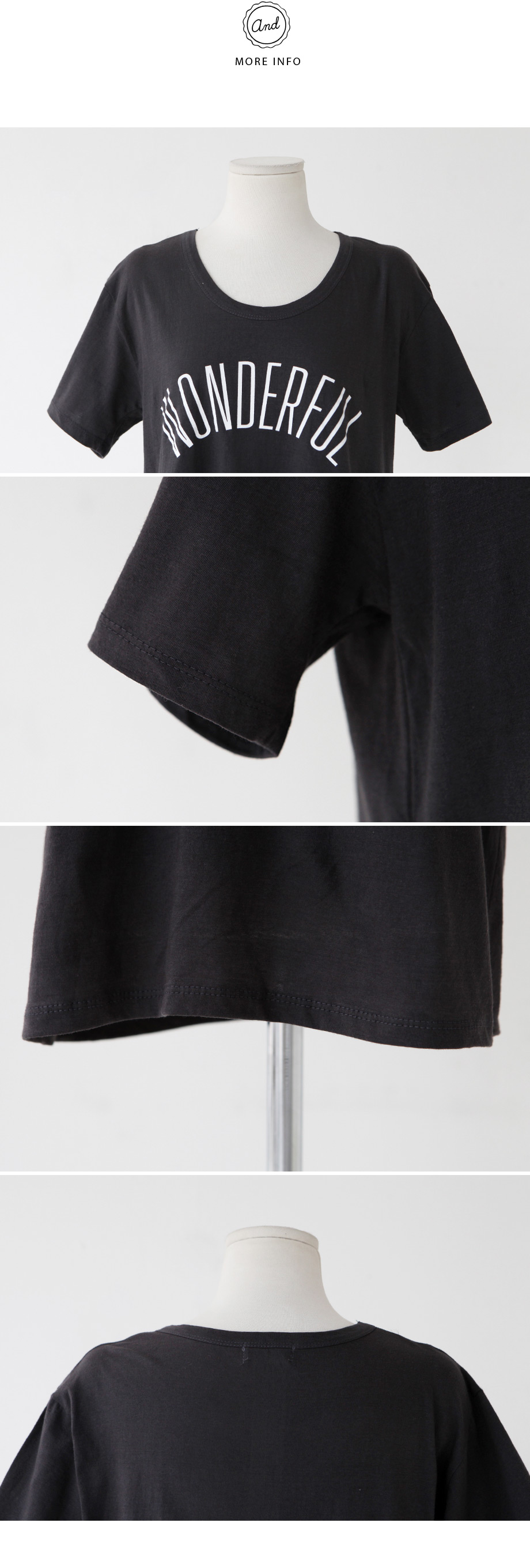 WONDERFULロゴTシャツ・全3色 | DHOLIC | 詳細画像7