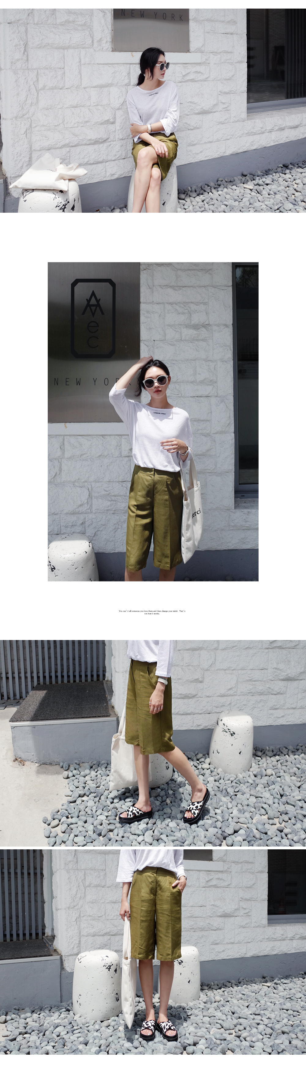 merci ロゴライトベージュエコバッグ・全1色 | DHOLIC | 詳細画像15