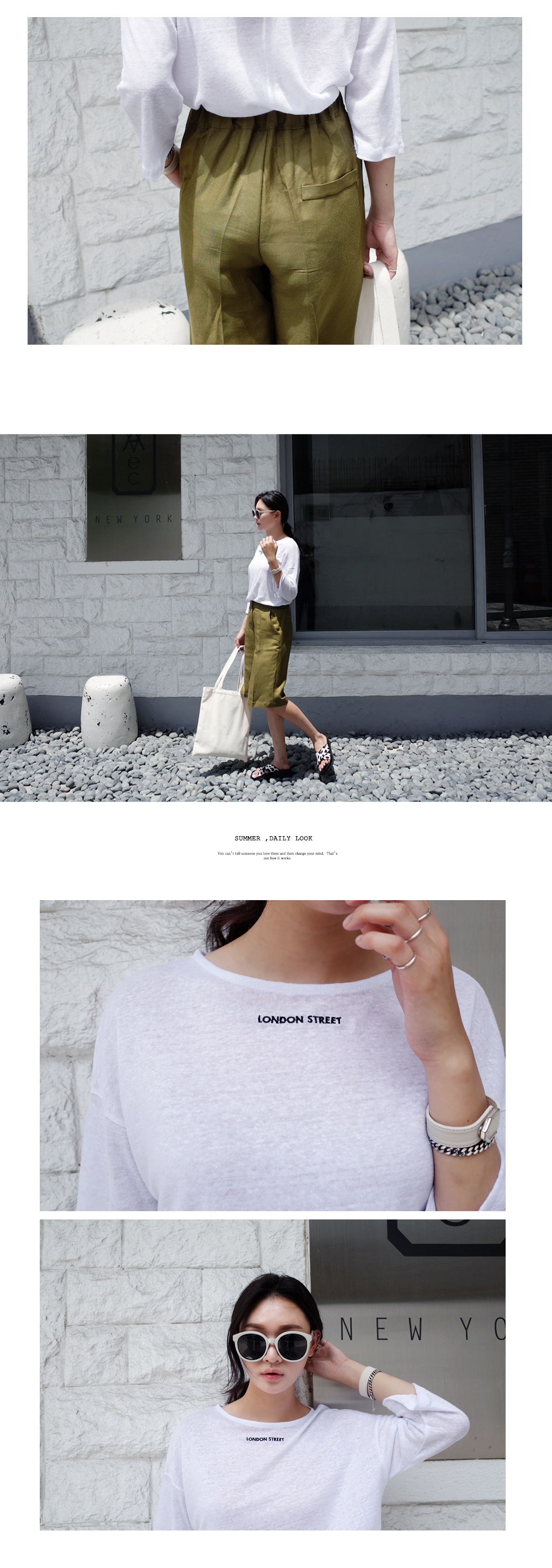 merci ロゴライトベージュエコバッグ・全1色 | DHOLIC | 詳細画像16