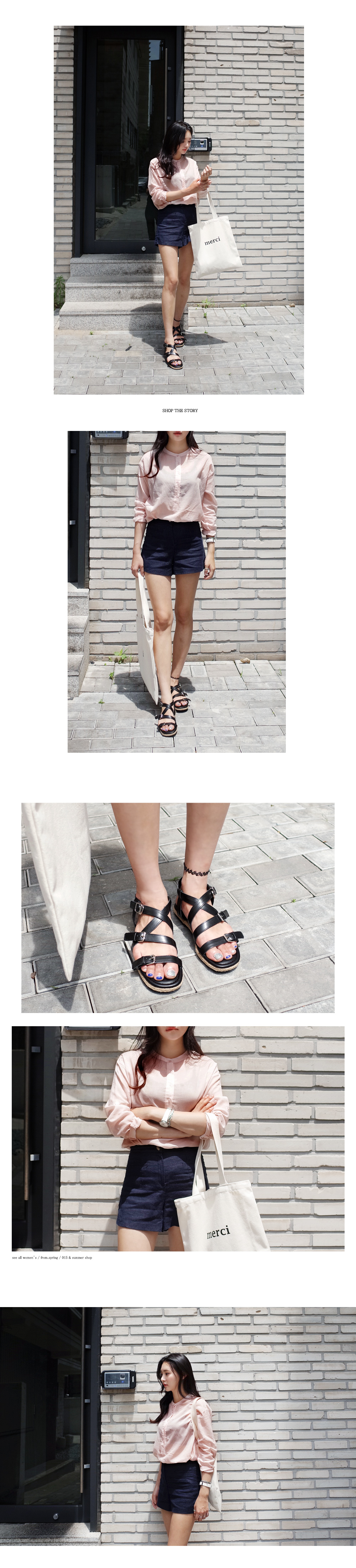 merci ロゴライトベージュエコバッグ・全1色 | DHOLIC | 詳細画像17