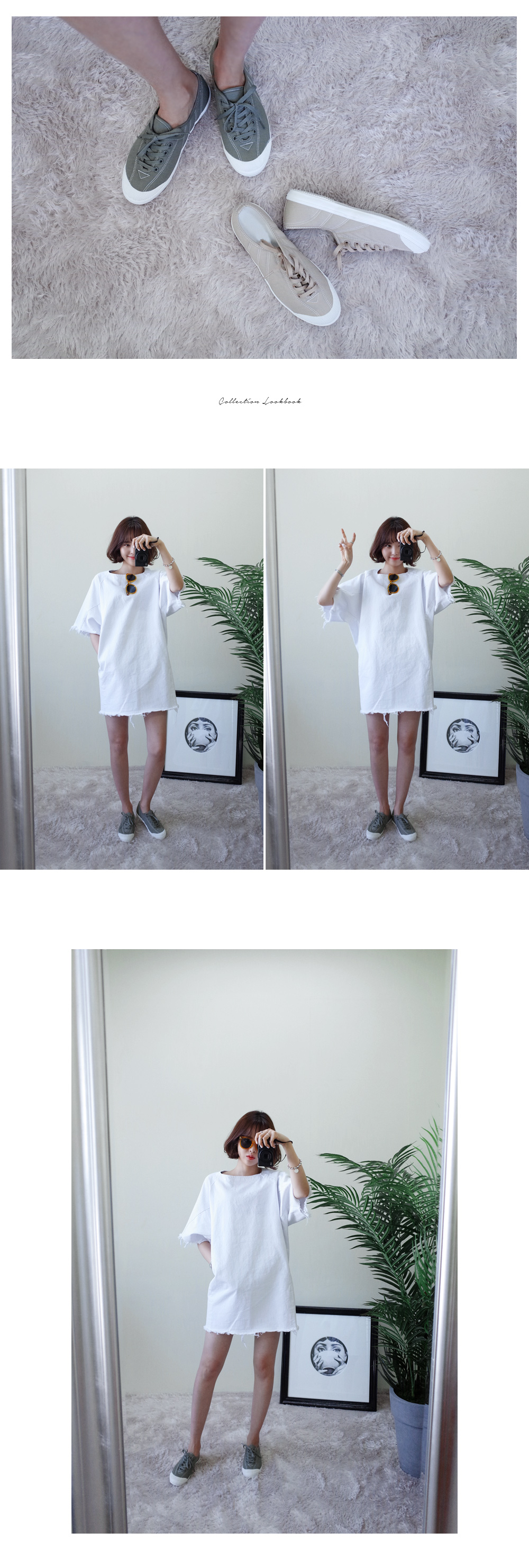 ラフカットデニム半袖ワンピース・全2色 | DHOLIC | 詳細画像7