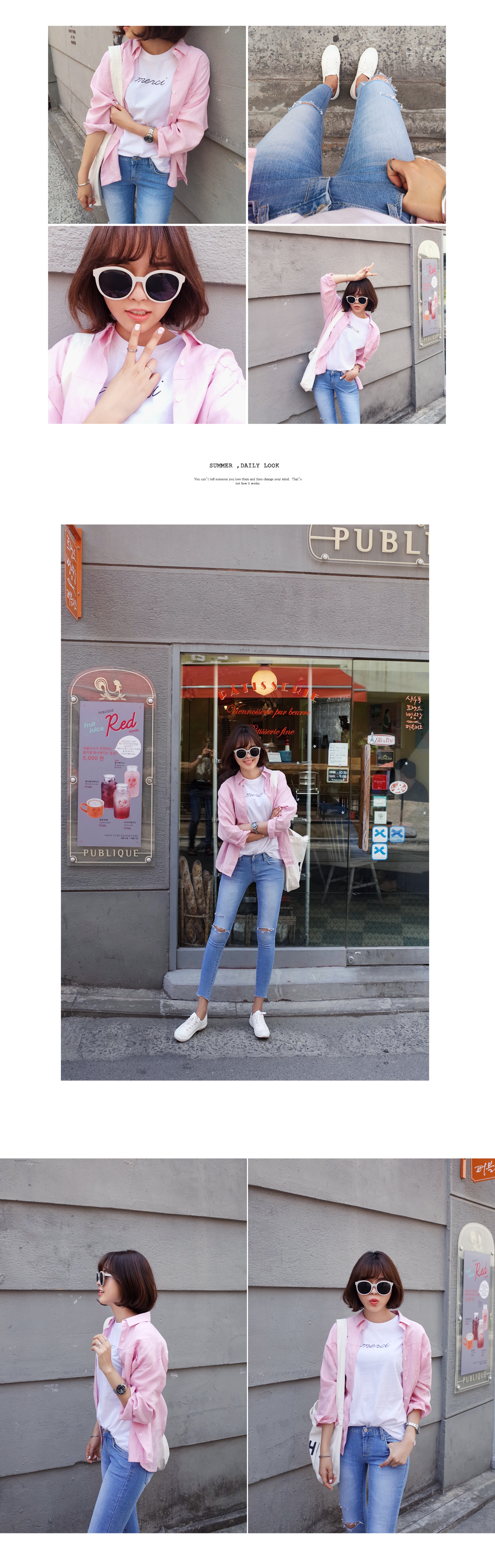 merci ロゴTシャツ・全4色 | DHOLIC | 詳細画像7