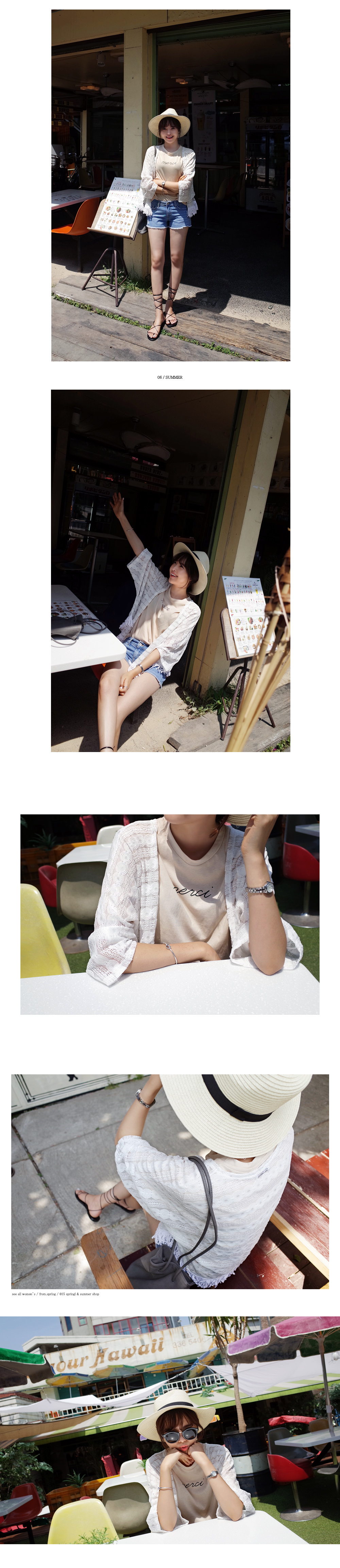 ブラックリボンストローハット・全1色 | DHOLIC | 詳細画像3