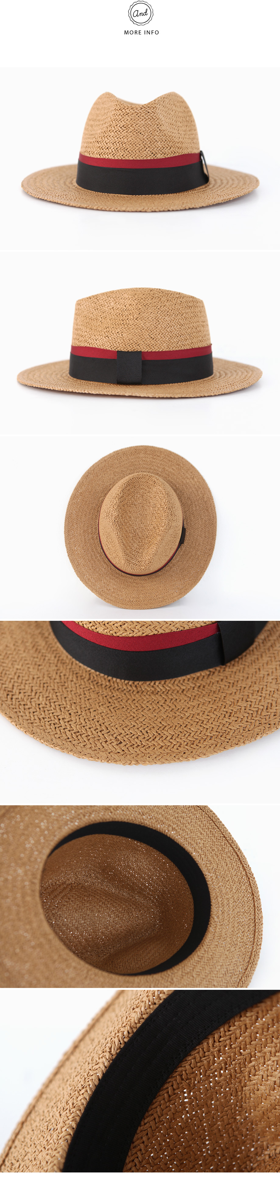 配色リボンストローハット・全5色 | DHOLIC | 詳細画像8