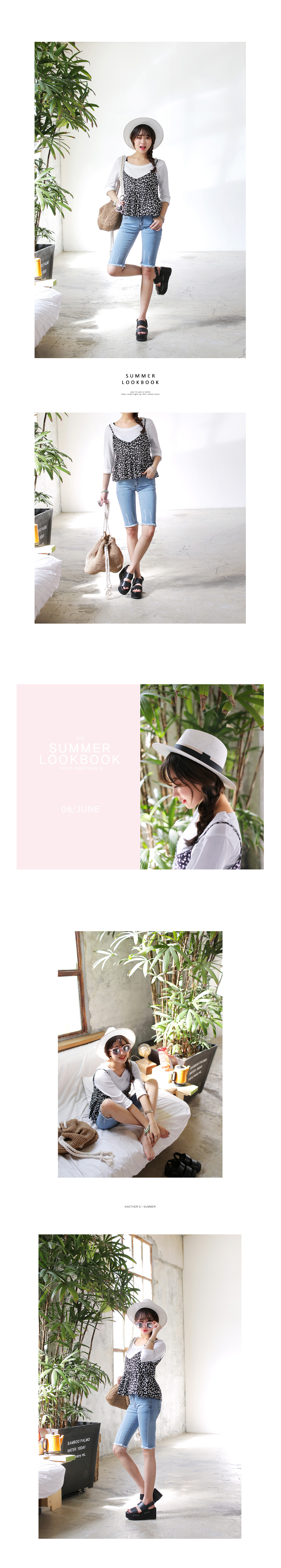 配色リボンストローハット・全5色 | DHOLIC | 詳細画像5