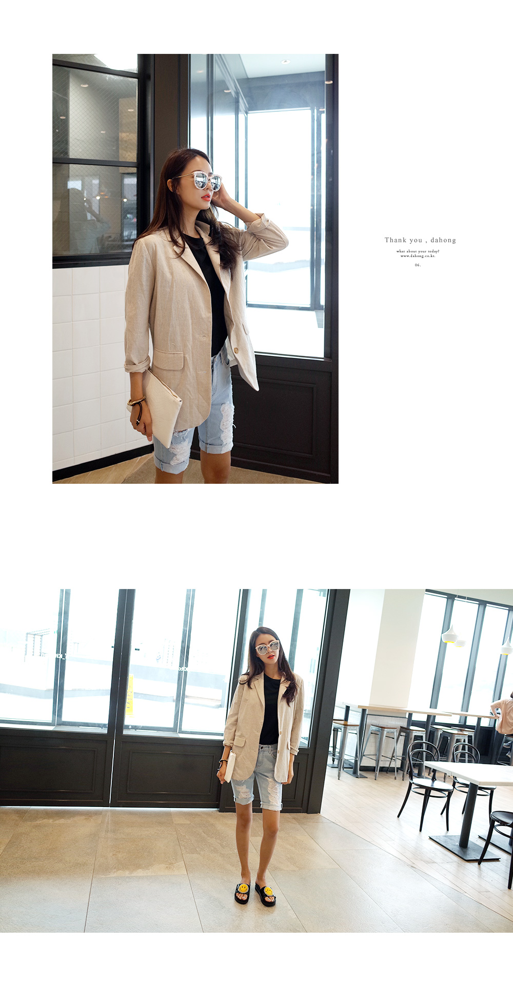 スマイルワッペンスライドサンダル・全2色 | DHOLIC | 詳細画像7