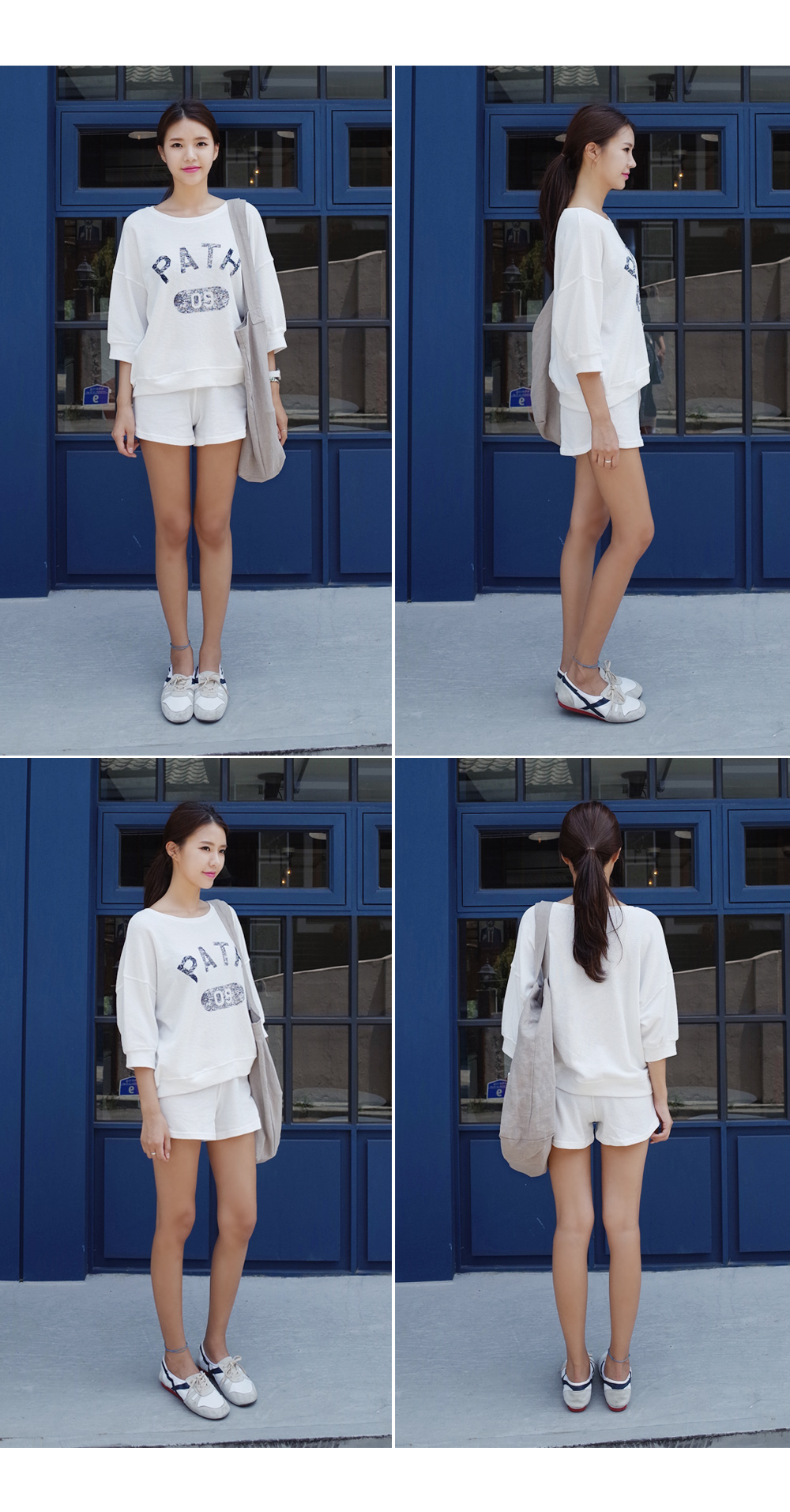 PATHロゴトップス&ショートパンツセットアップ・全3色 | DHOLIC | 詳細画像8