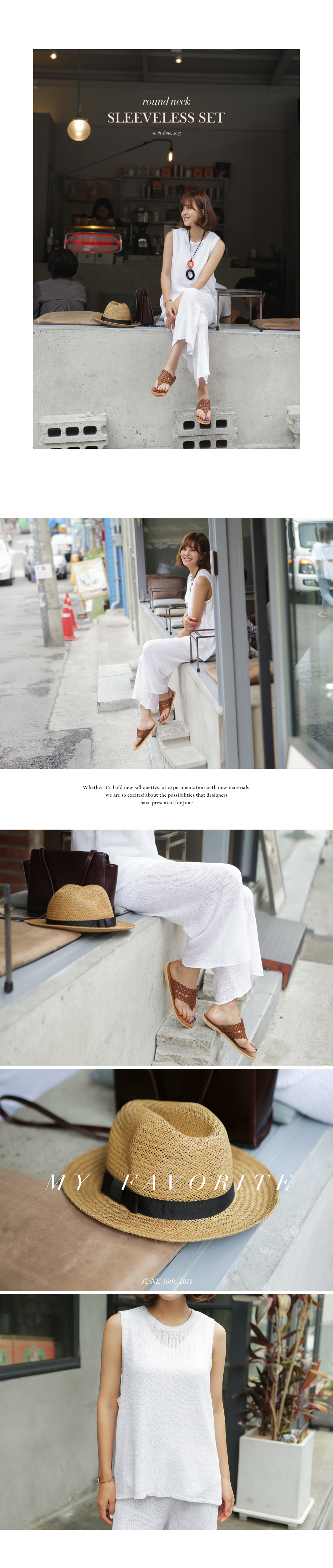 サマーニットセットアップ・全4色 | DHOLIC PLUS | 詳細画像2