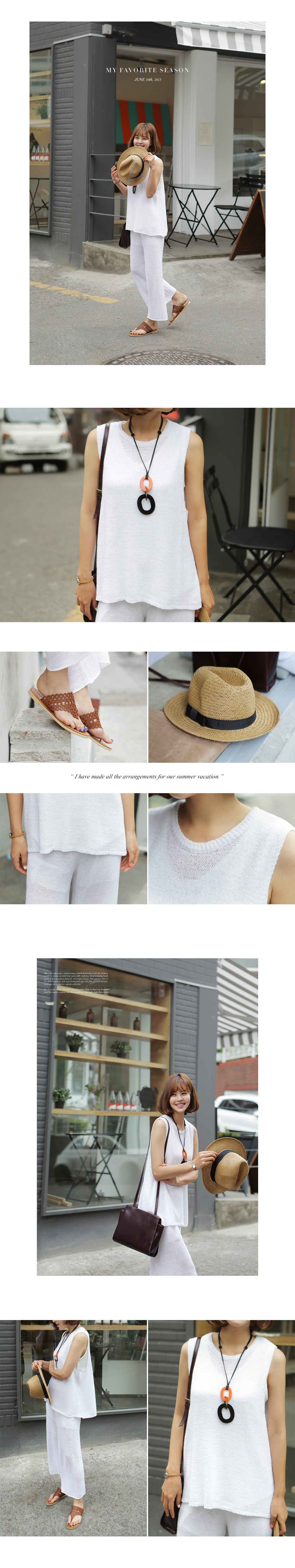 サマーニットセットアップ・全4色 | DHOLIC PLUS | 詳細画像3