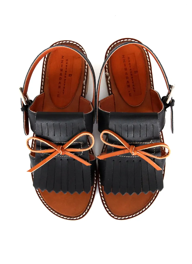 リボンフリンジサンダル・全2色 | DHOLIC | 詳細画像1